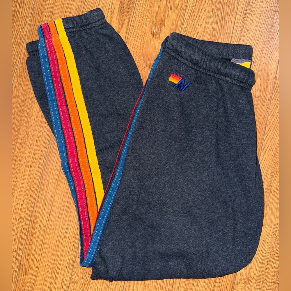 Women’s Aviator Nation Sweatpants XS Classic 5-Stripe